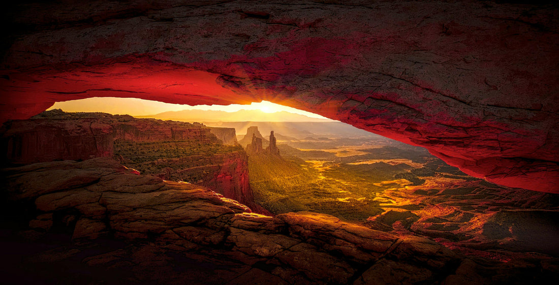 Mesa Arch during sunset