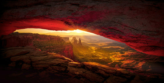 Mesa Arch during sunset
