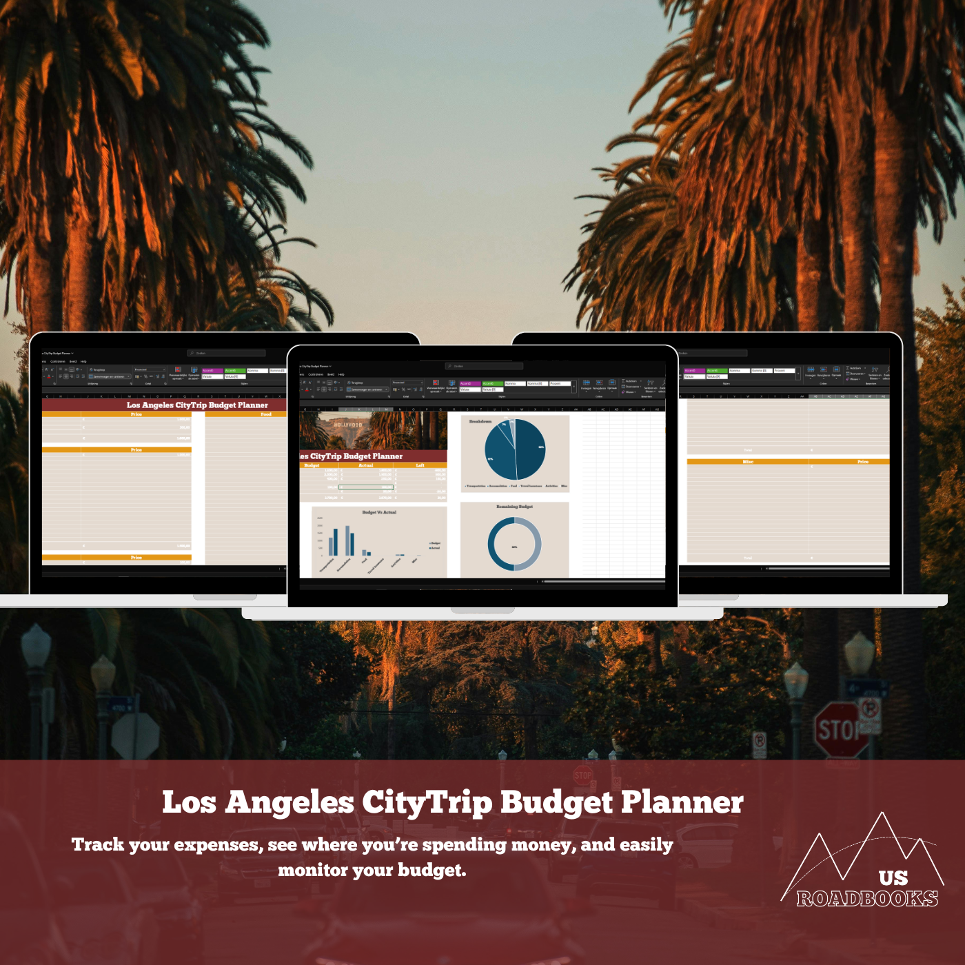 Over view of the best Los Angeles Travel Budget Planner