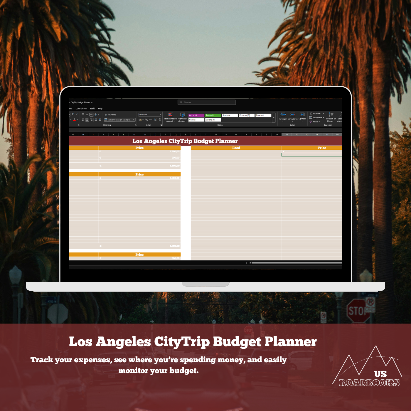 Los Angeles Travel Budget Planner