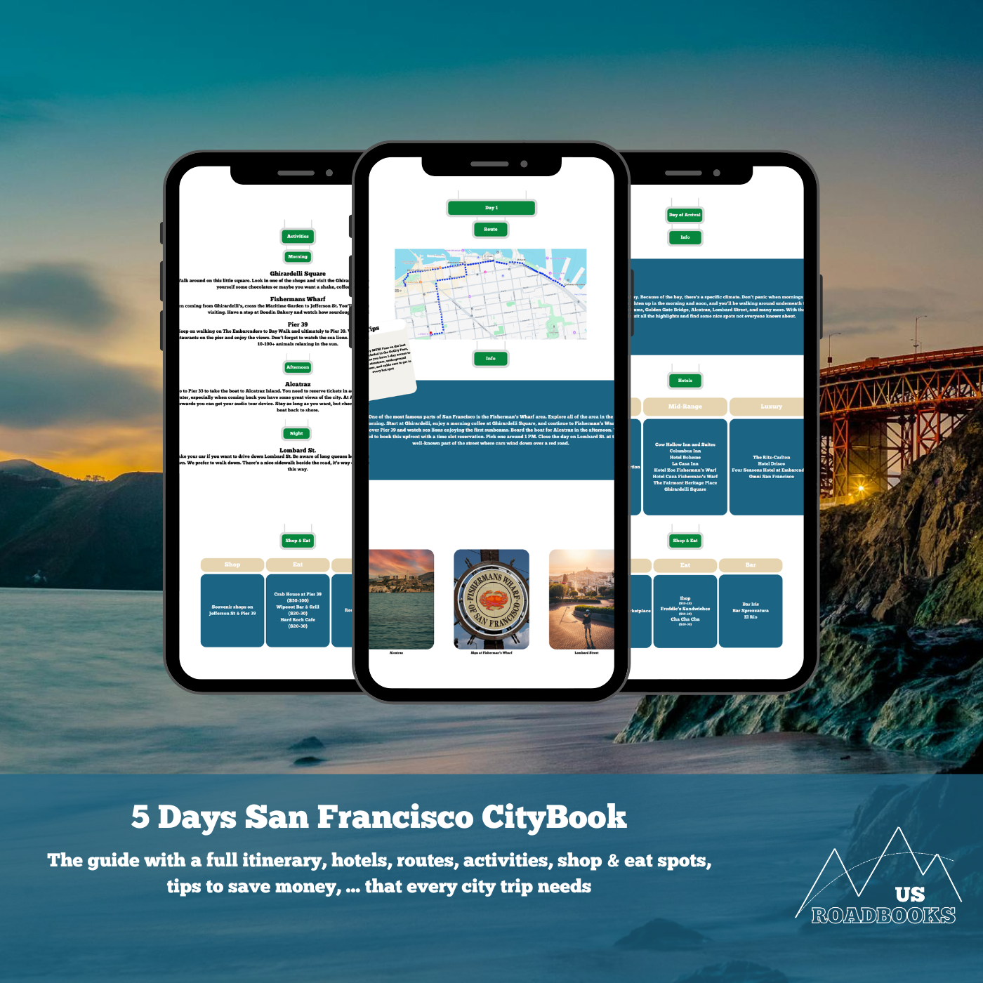 Travel Guide for 5 days in San Francisco with full itinerary