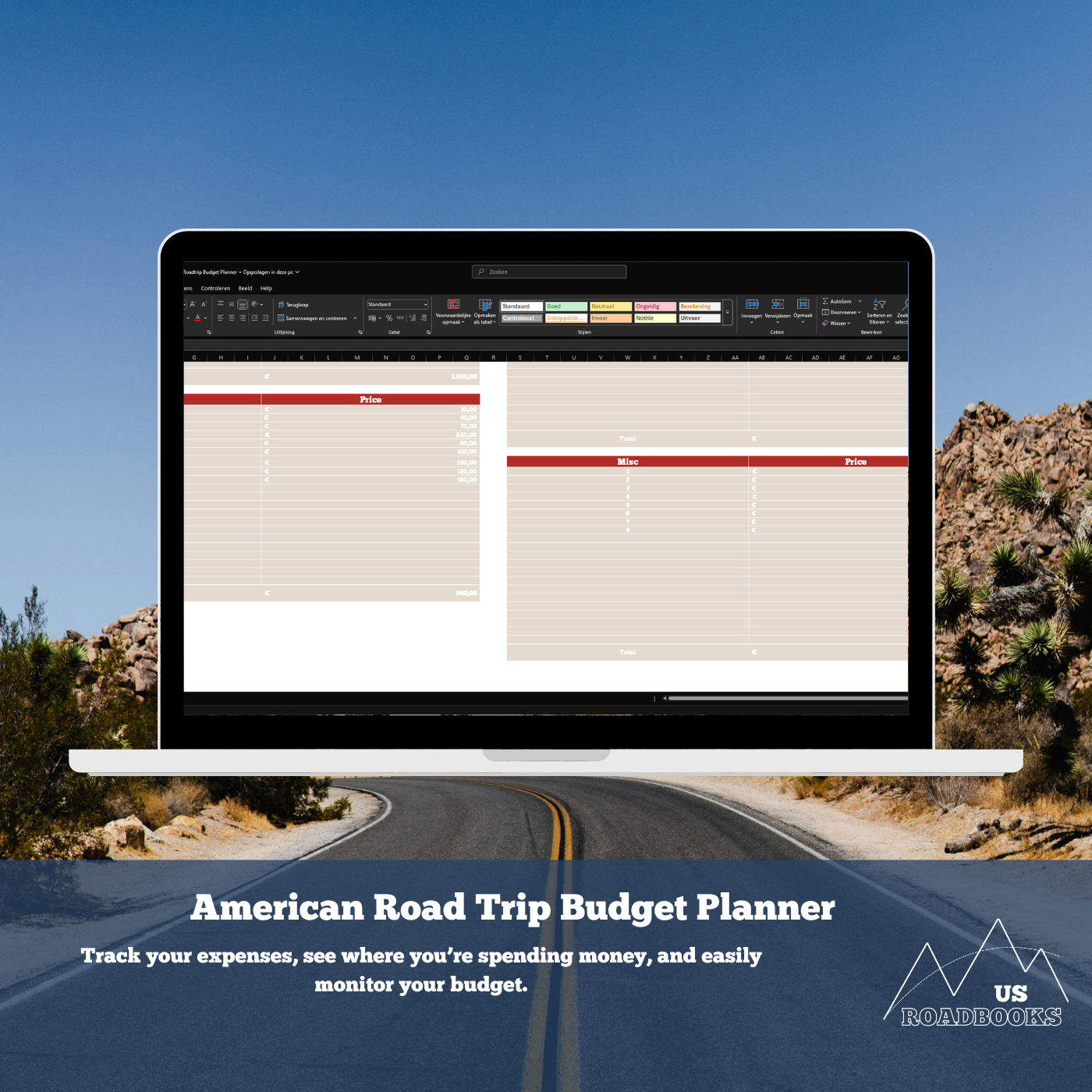 The USA travel budget planner so you don't break the bank.