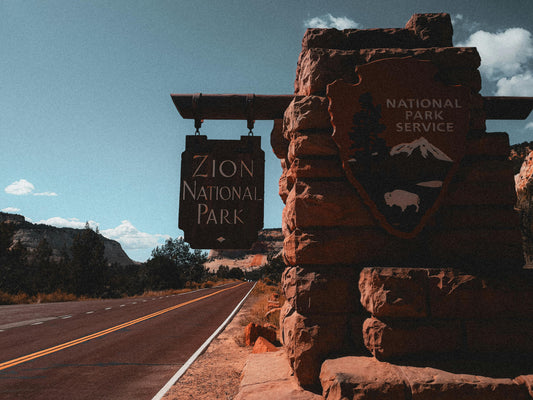 Zion Entry Sign