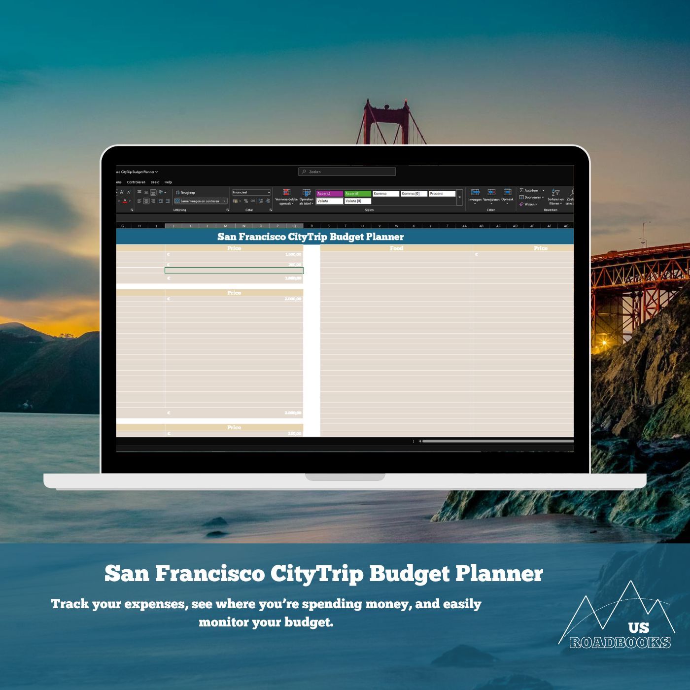 San Francisco CityTrip Budget Planner