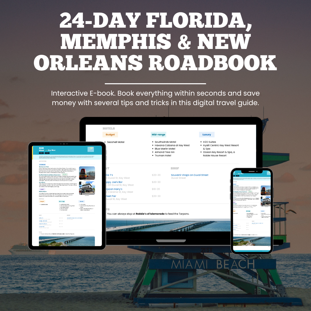 24 Days Florida, Memphis & New Orleans