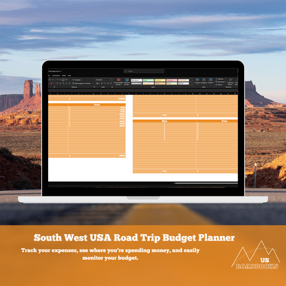 South West USA Road Trip Budget Planner