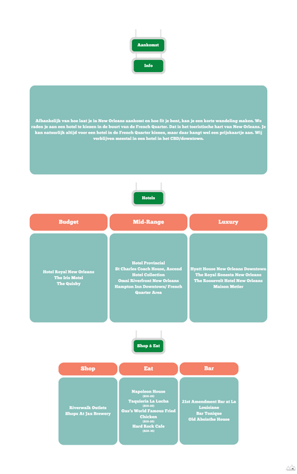 Menu or product selection interface with different categories and options on a light blue background.