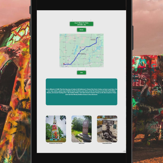 Product Video Route 66 RoadBook